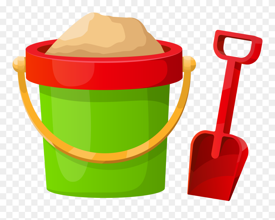 Beach Bucket With Sand Png Clipart Transparent Png