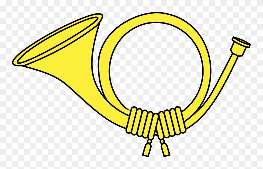 Transparent French Horn Clipart - Posthorn Clipart - Png Download