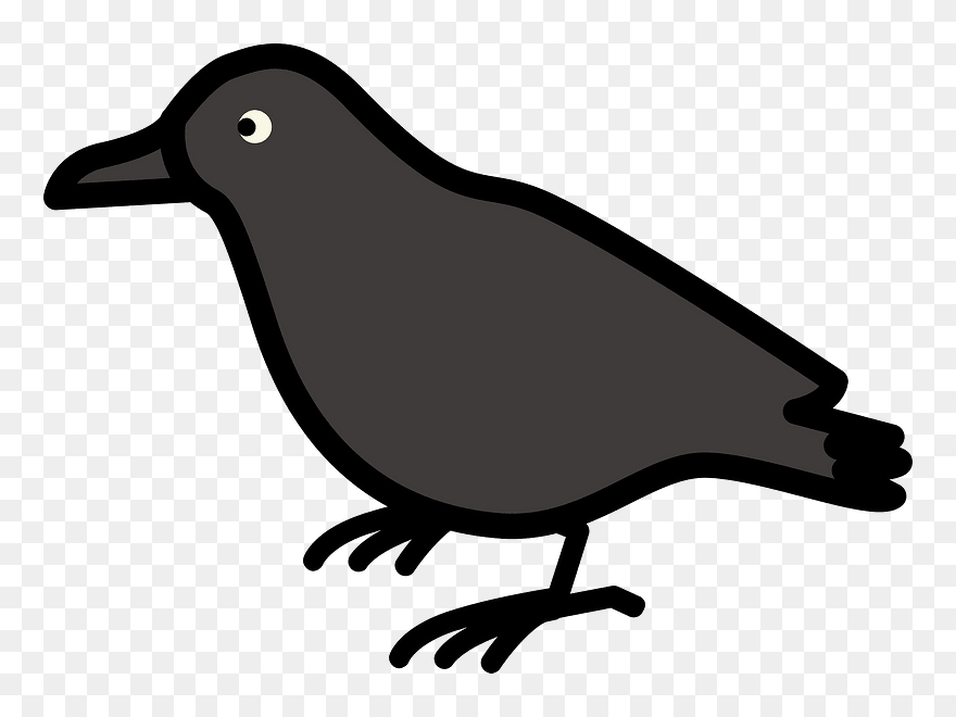 Crow Clipart - Crow - Png Download
