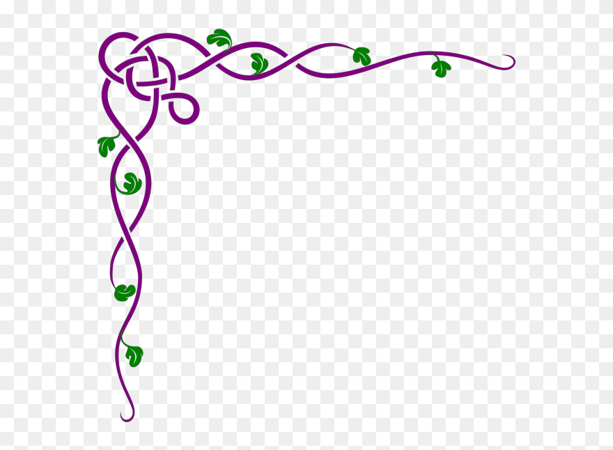 Violet Crow Silhouette Png Icons - Christmas Clip Art Borders Transparent Png