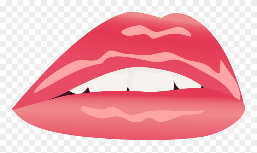 Red Lips Clipart Image Web Clipart - Clip Art - Png Download