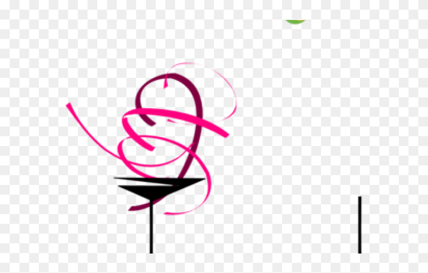 Cocktail Clipart Bachelorette - Cocktail Glass - Png Download