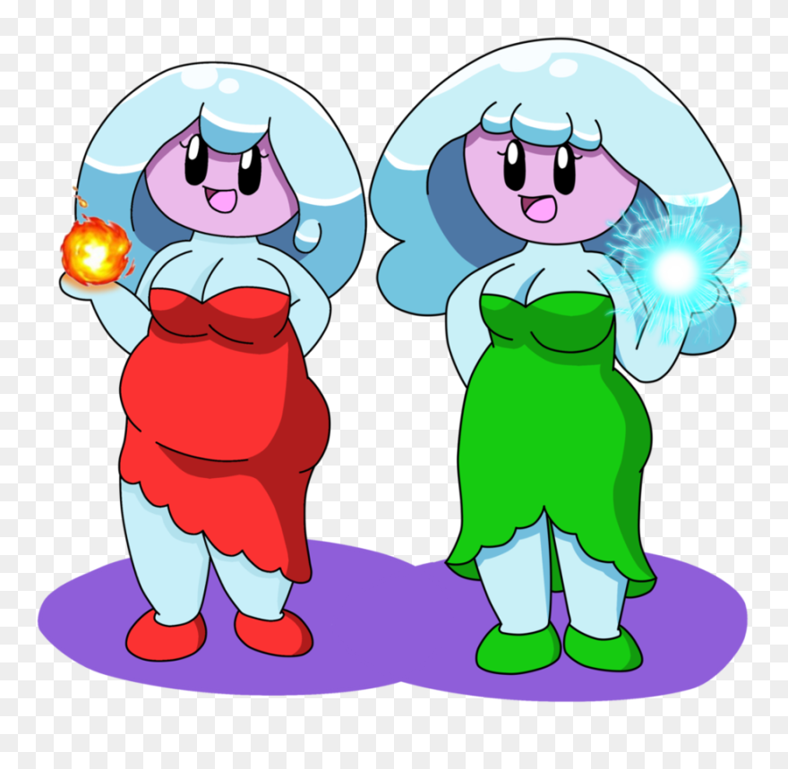 Clip Art Freeuse Download Jellyfish Clipart Comic - Jellyfish Sisters Superstar Saga - Png Download