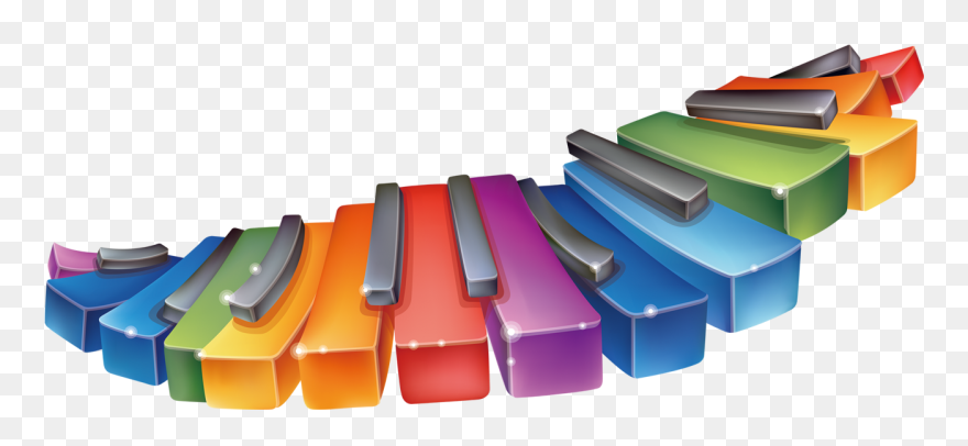 Piano Musical Clip Art - Tecldo Piano Colores Png Transparent Png