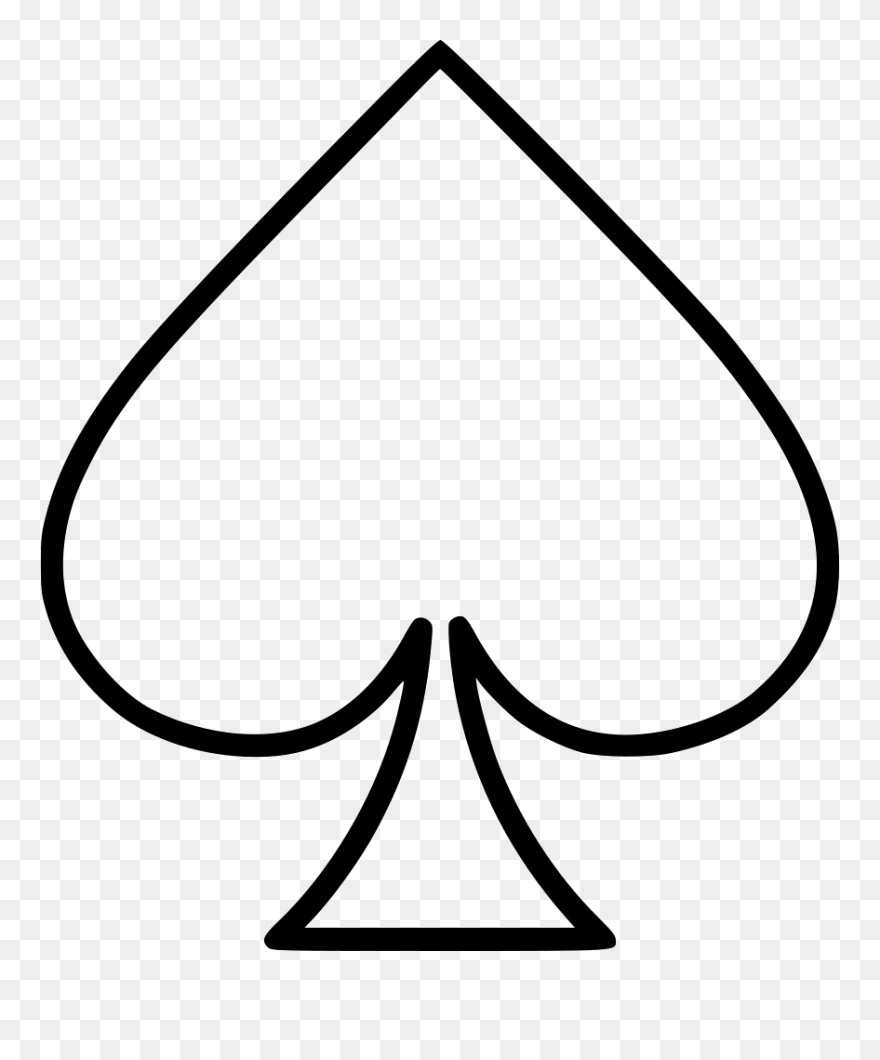 Jellyfish Clipart Ace - Ace Of Spades Drawing - Png Download