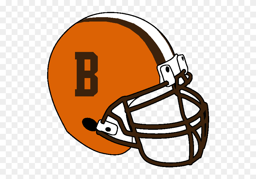 Cleveland Browns Nfl American Football Helmets Cleveland - Cleveland Browns Helmet B Logo Clipart