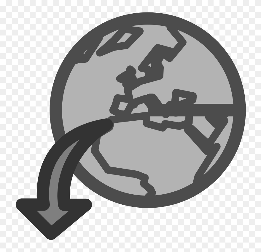 Free Clip Art "ftkget - Globe Clip Art - Png Download