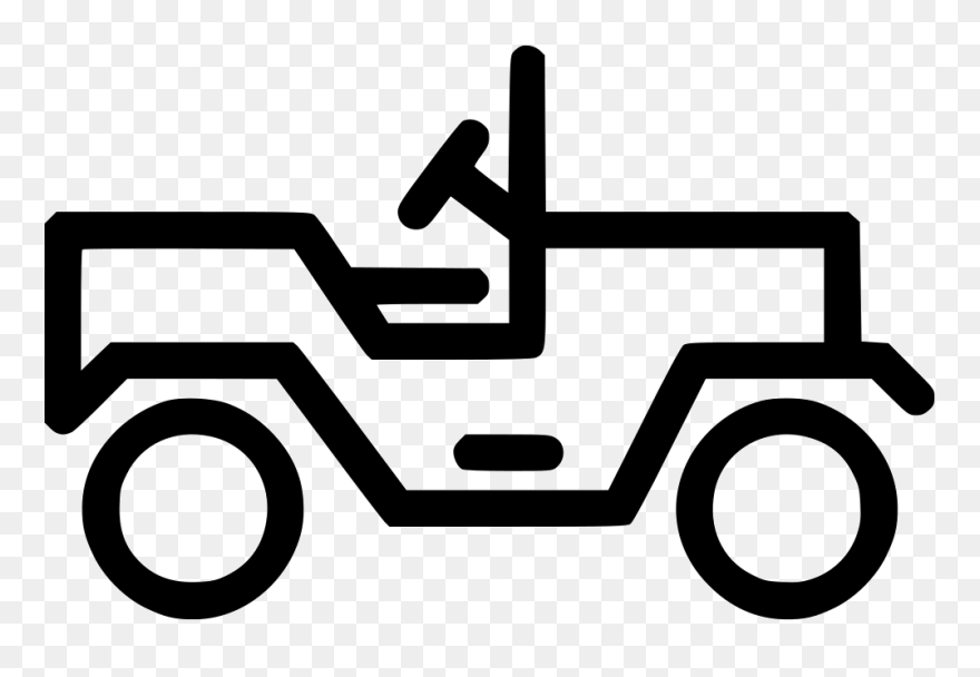 Willys Jeep Truck Car Clip Art Vector Graphics - Car - Png Download
