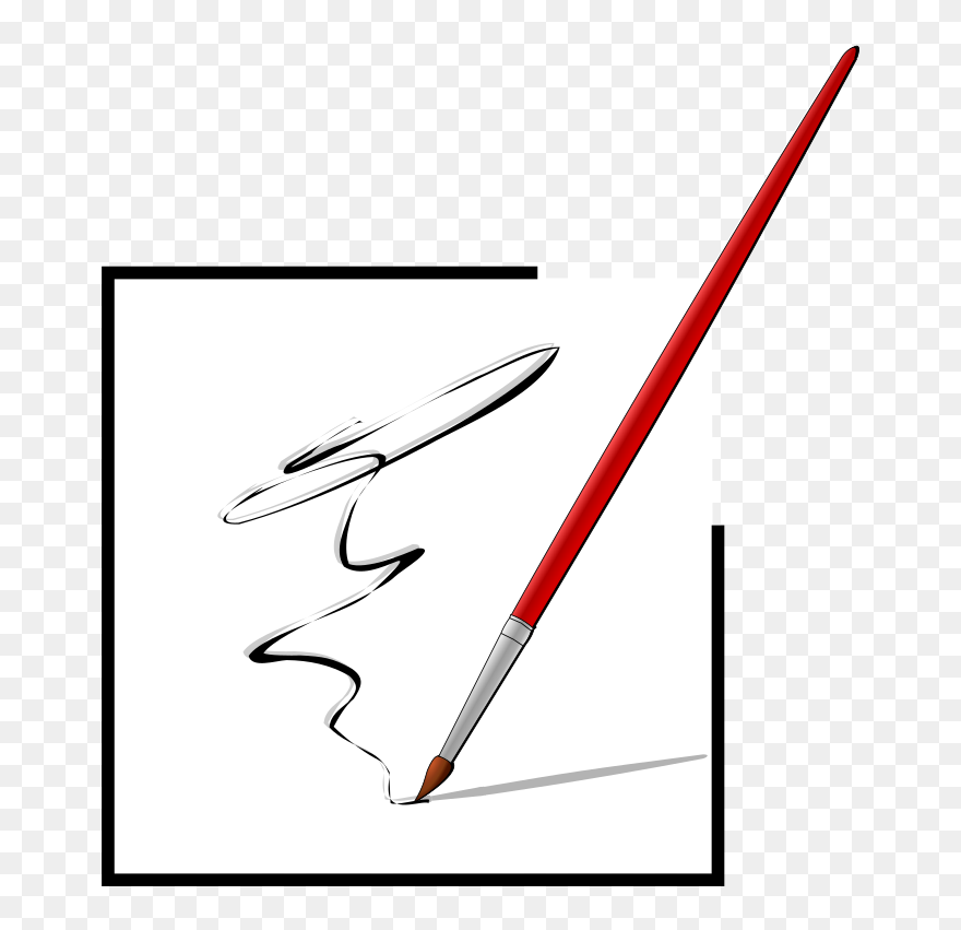 All Photo Png Clipart - Coretan Kuas Lukis Transparent Png