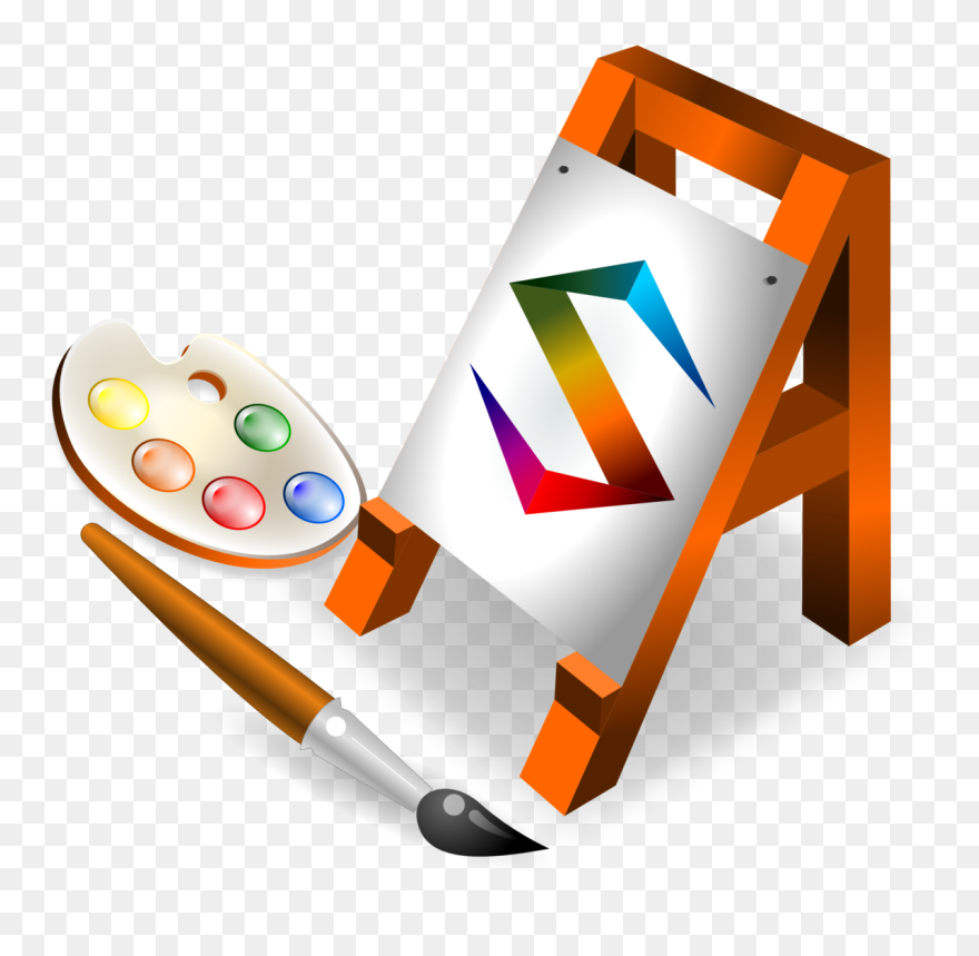 Arts, Artistic, Artist, Painter, Paintbrush - Imagenes De Artistica Png Clipart