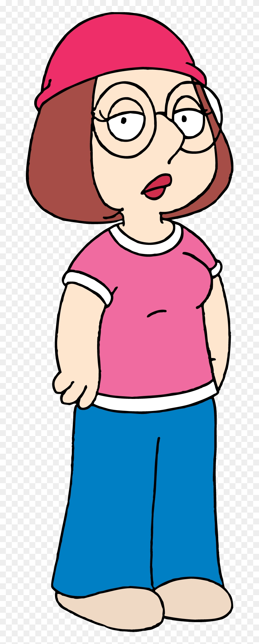 Free Ugly Girl Cartoon, Download Free Clip Art, Free - White Girl Cartoon Character - Png Download