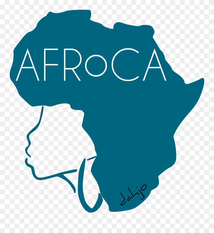 Africa Clipart African Crown - Africa Map With Afro - Png Download