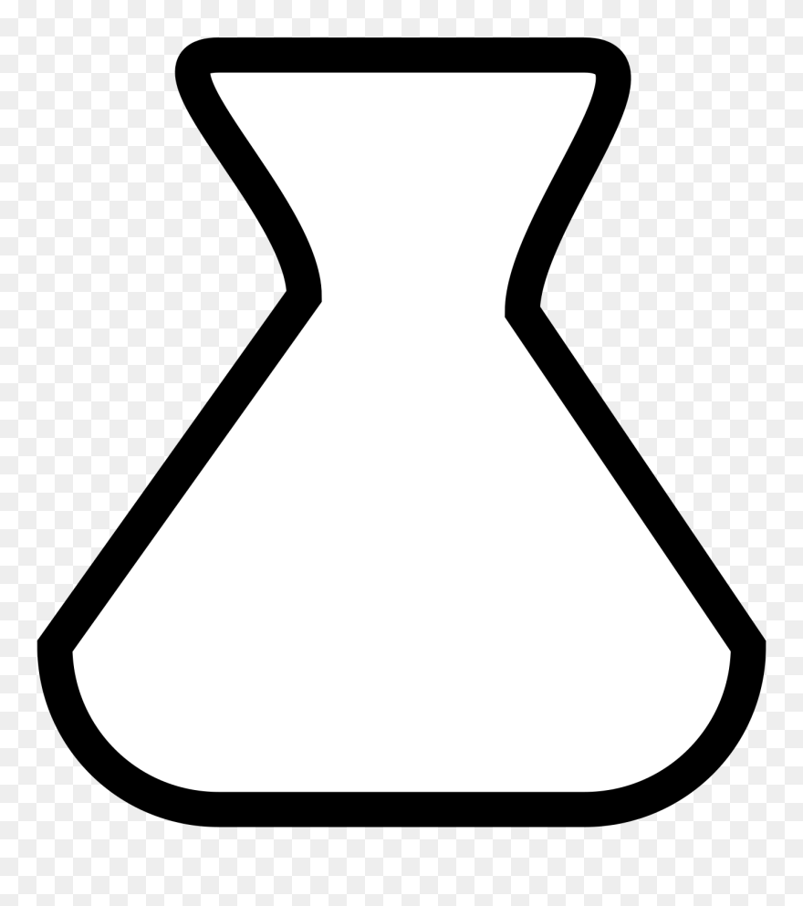 Cartoon Image Empty Beaker Clipart