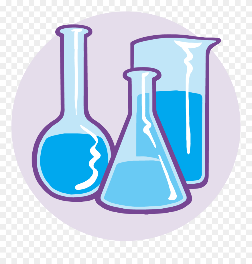 Bear Face Clip Art - Chemical Cartoon Science Beaker - Png Download