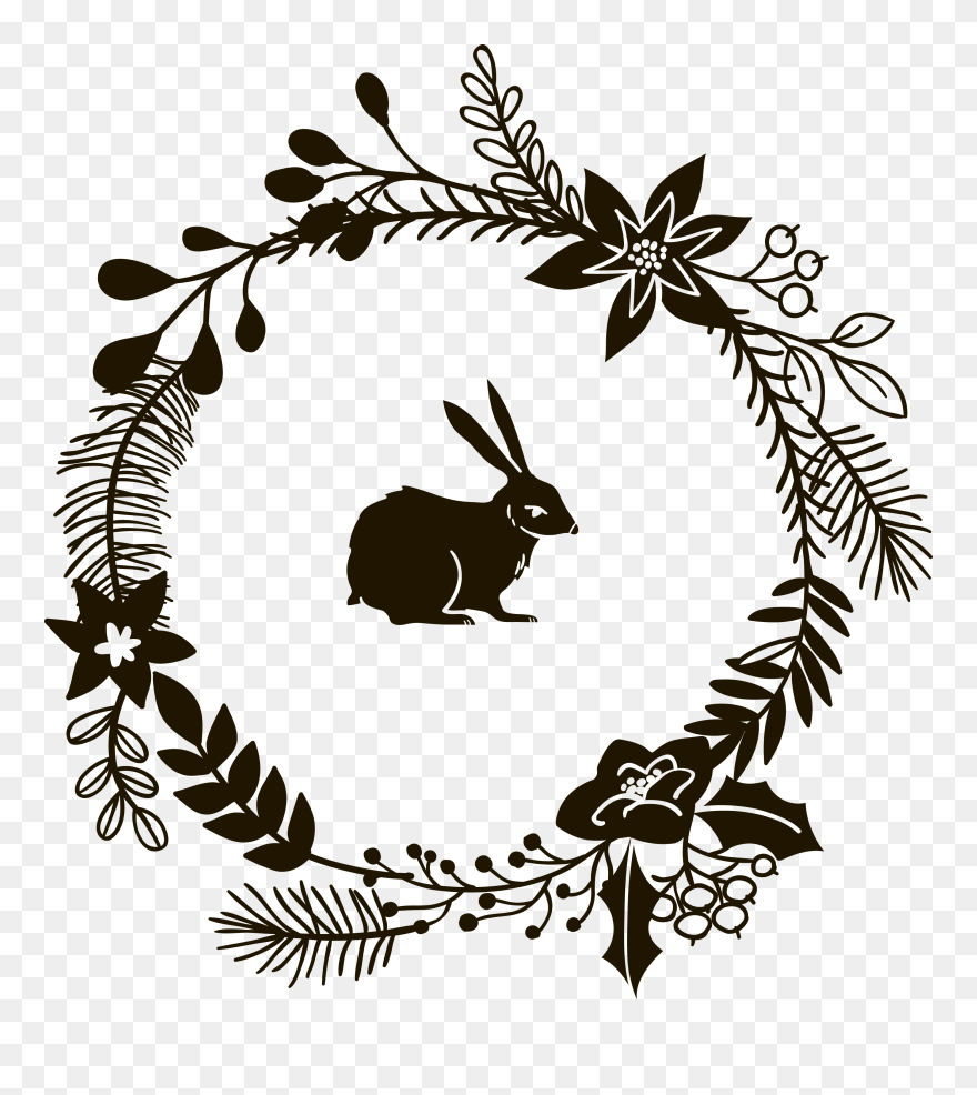 Transparent Rustic Wreath Png - Christmas Day Clipart