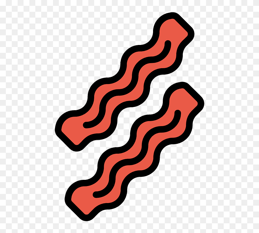 Bacon Emoji Clipart - Clip Art - Png Download