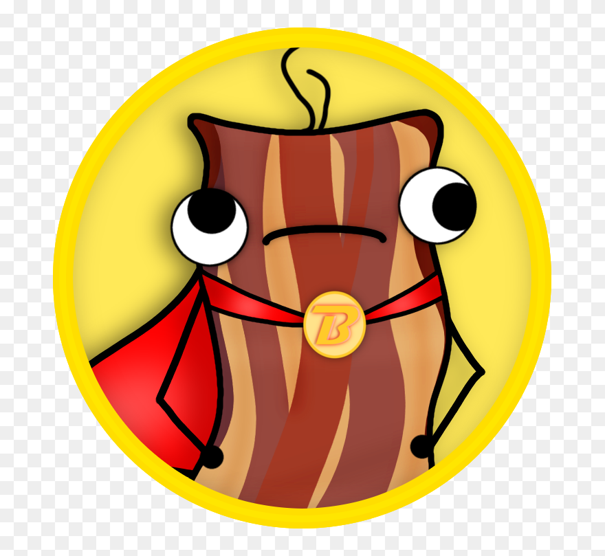 Bacon Clipart Animated - Cartoon Bacon Png Transparent Png