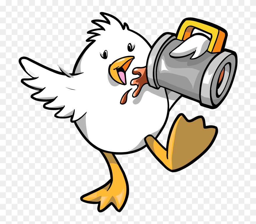 Transparent Beer Clip Art - Chicken Beer Cartoon - Png Download