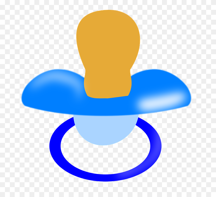 Transparent Manequim Png - Blue Baby Bottle Clipart