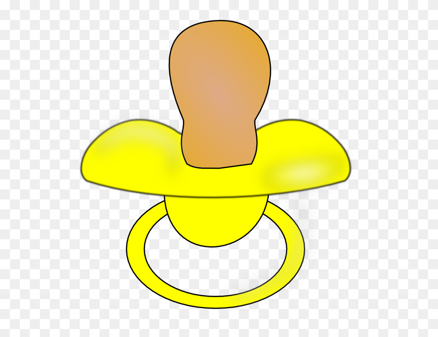Yellow Clipart Baby Bottle Clipart Images Gallery For - Pacifier Clip Art - Png Download