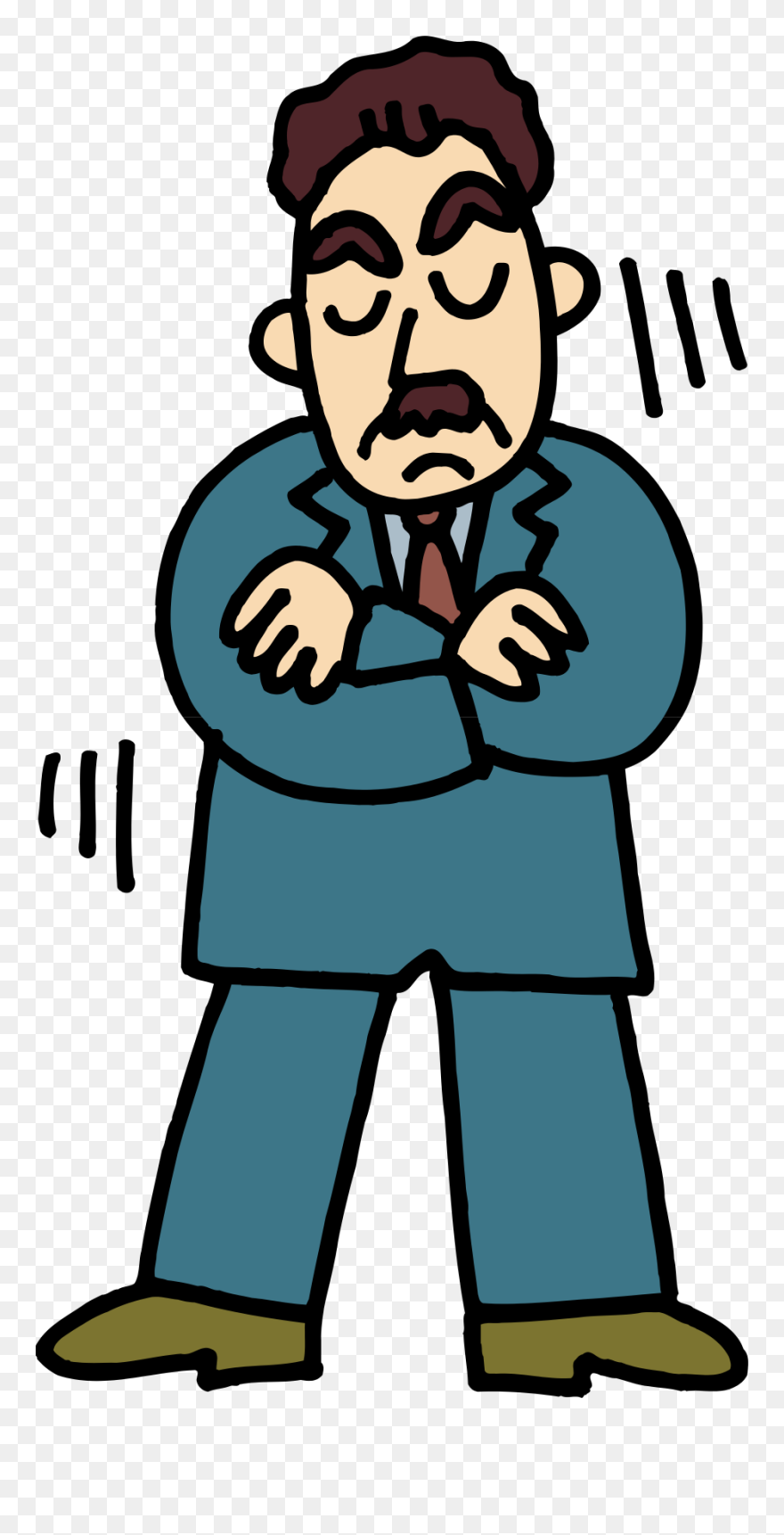Angry Man Png Download - Transparent Angry Man Clipart