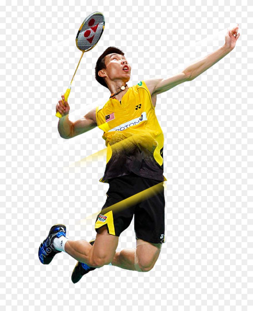 Smash Badminton - Clipart Best - Lee Chong Wei Png Transparent Png