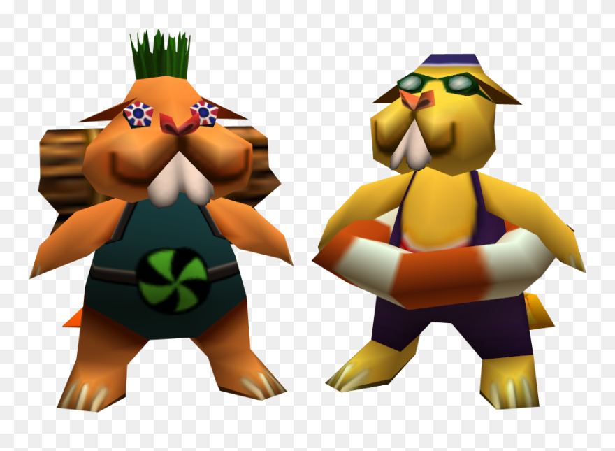Brothers Clipart Two Brother - Beaver Brothers Majora's Mask - Png Download