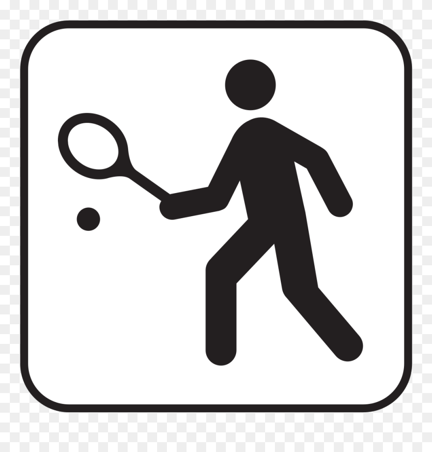 Tennis Court Map Symbol Clipart