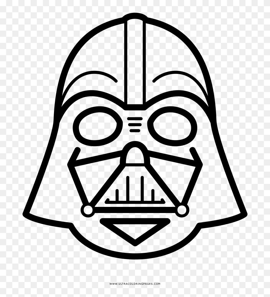 Transparent Darth Vader Clipart - Darth Vader Tattoo Outline - Png Download