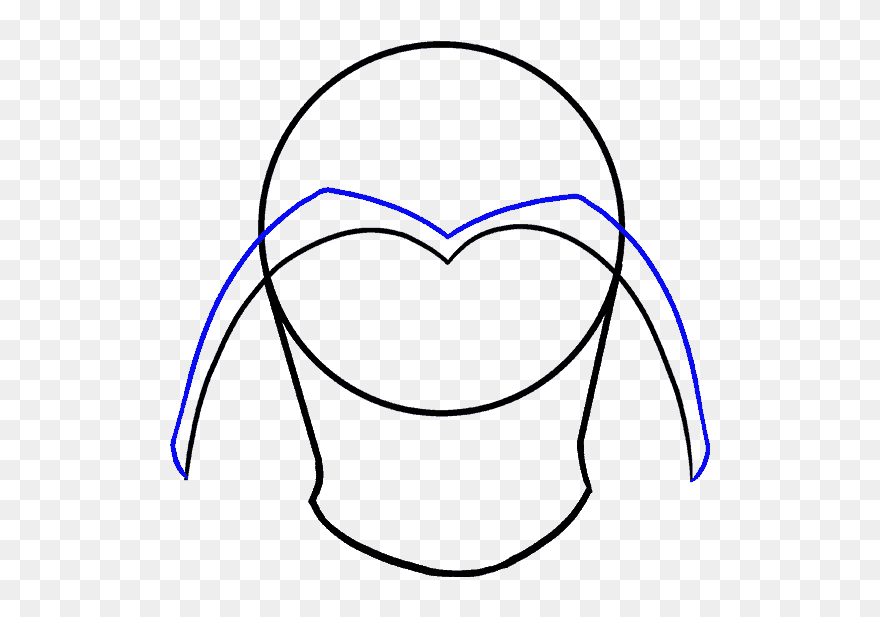 Darth Vader Clipart Drawing Easy - Darth Vader - Png Download