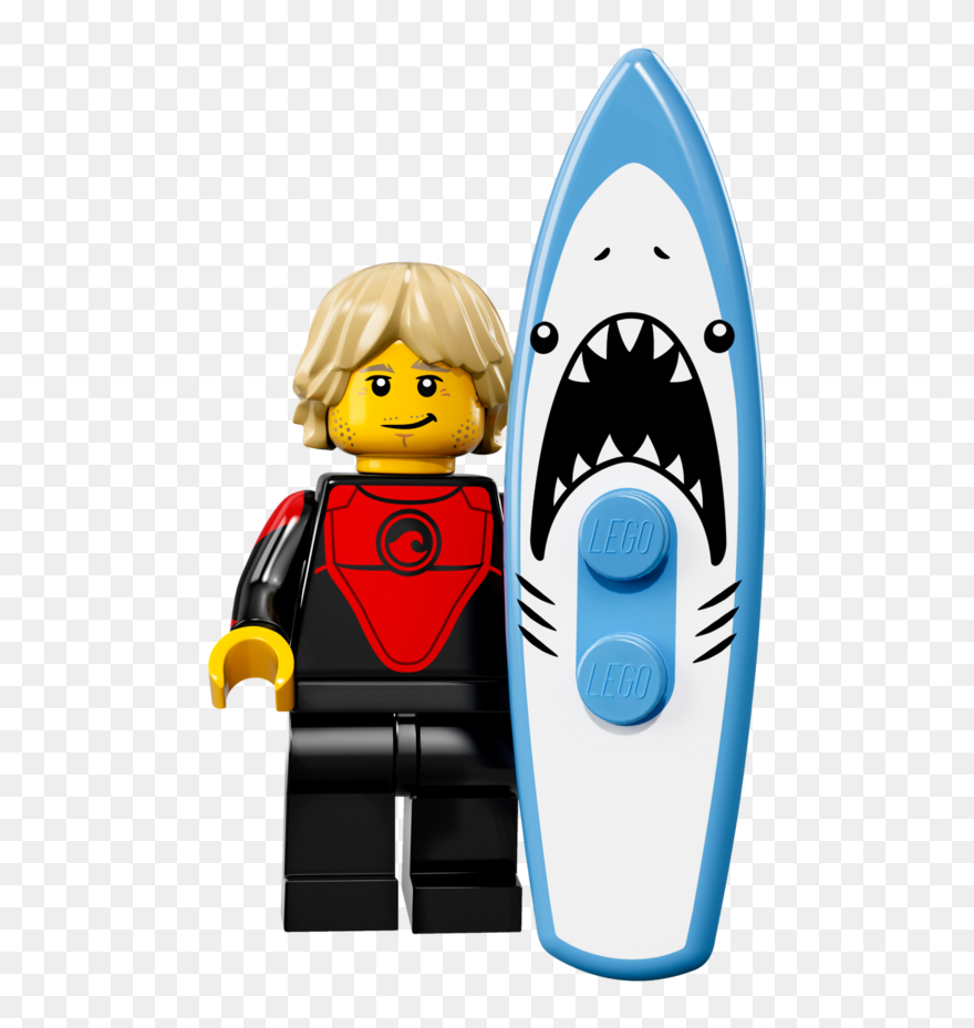 Lego Minifigure Series 17 Pro Surfer Clipart , Png - Lego Surfer Transparent Png