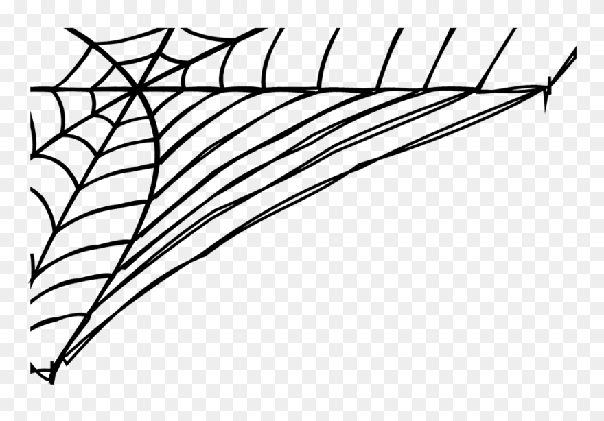 Spider Web Clip Art - Cobweb Png Corner Transparent Png