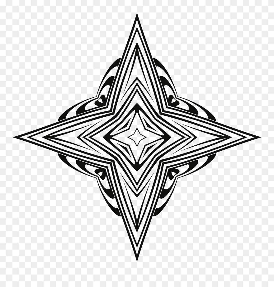 Clipart Art Deco - Peripheral Drift Illusion - Png Download