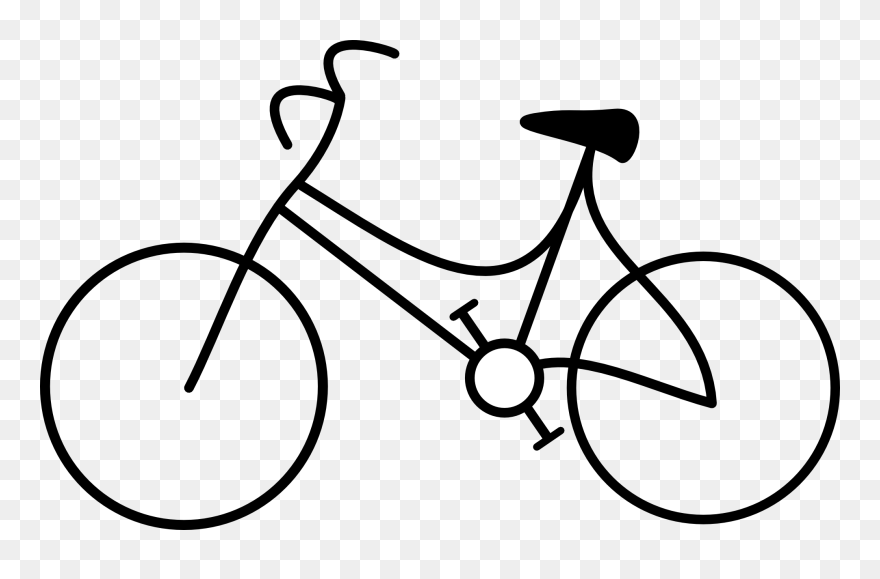 Transparent Ball And Chain Clipart - Bicycle - Png Download