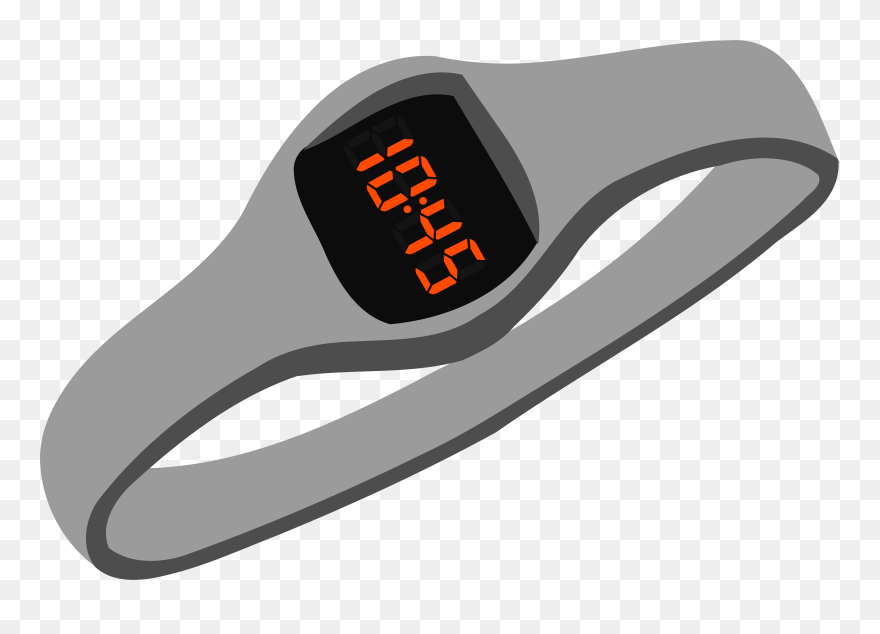 Microsoft Cliparts Watch - Digital Watch Clipart - Png Download