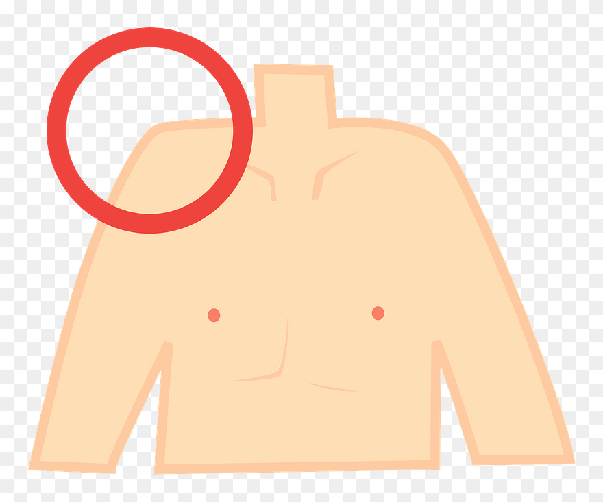 Shoulder Body Clipart - Illustration - Png Download