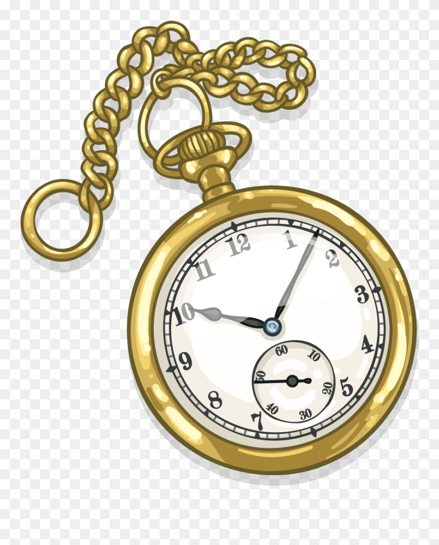 Watch Clipart Wach - Pocket Watch Clip Art - Png Download