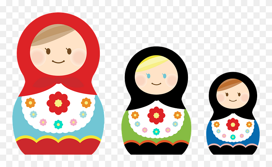 Matryoshka Doll Clipart - Png Download