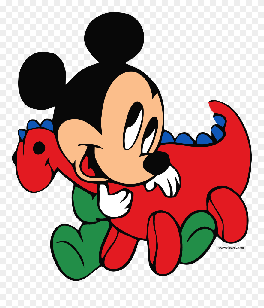 Doll House Clipart Clip Art Transparent Stock Baby - Cute Baby Mickey Mouse - Png Download