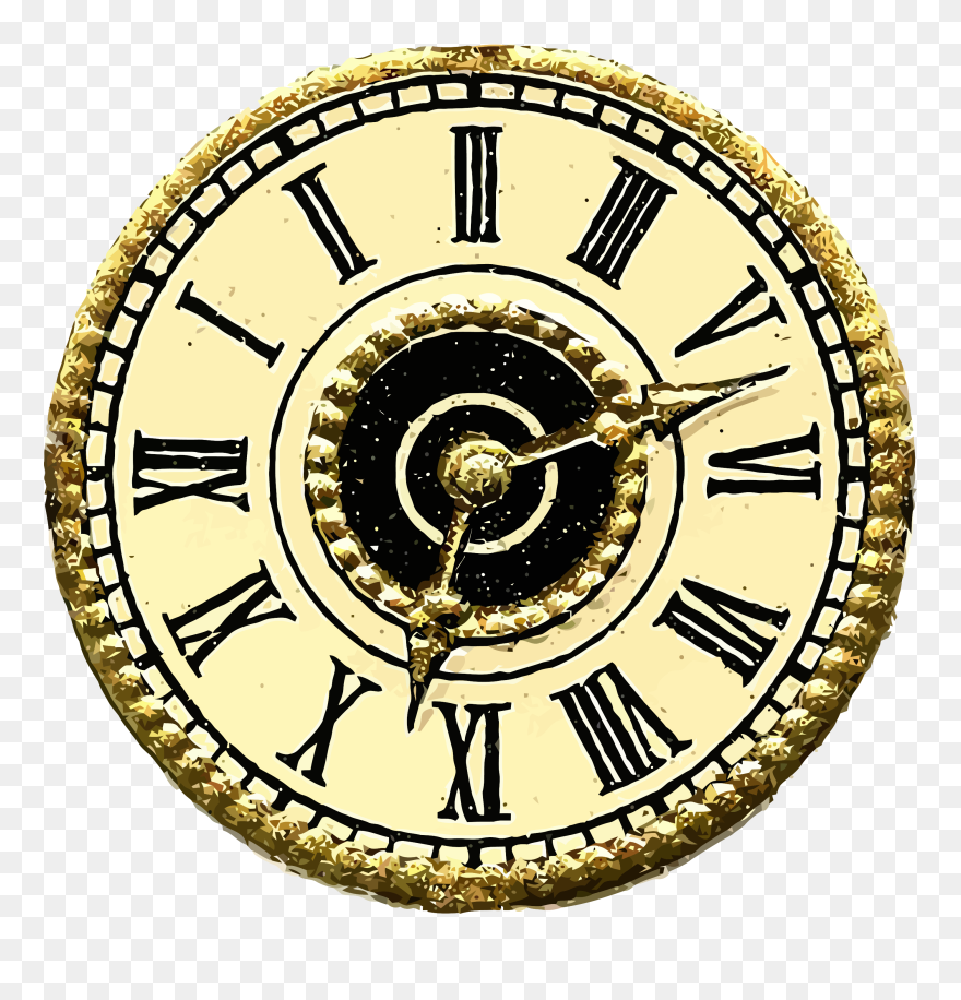 Old Fashioned Clocks Clipart - Png Download