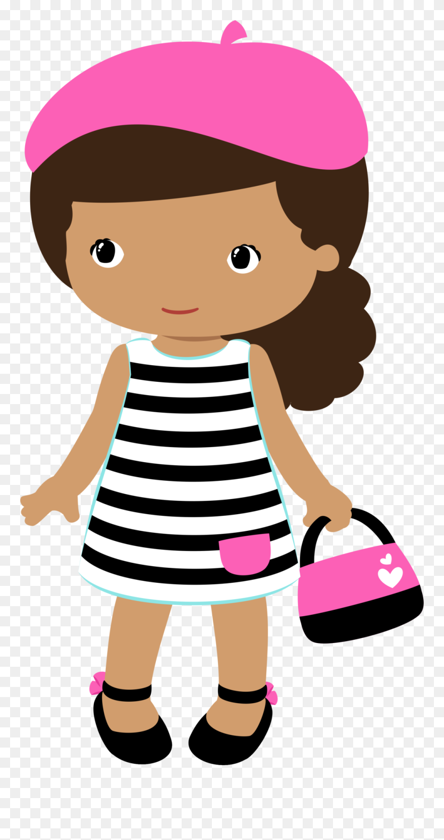 Doll Clipart Doll Chinese - Toddler Girl Clipart - Png Download