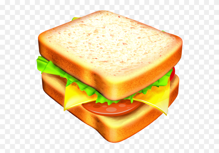 Soup Clipart Sandwich - Sandwich Clipart Transparent - Png Download