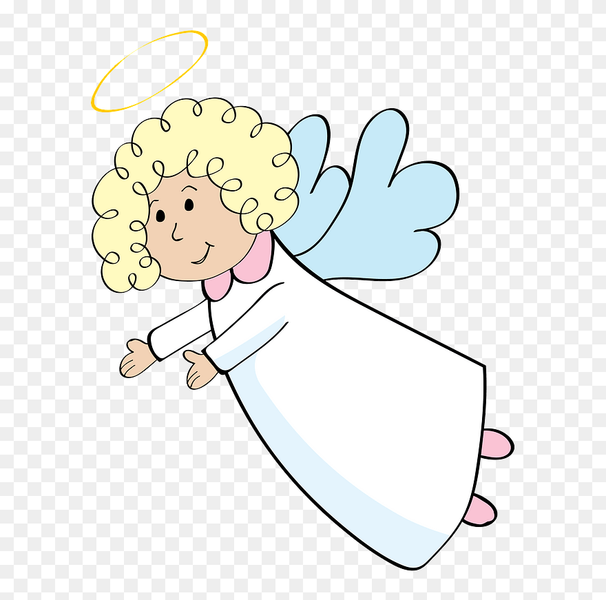 Ange De Noel Clipart - Angel De Navidad Animado - Png Download