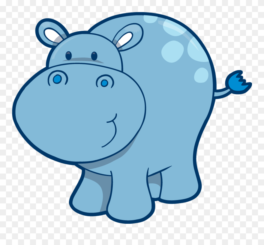 Hippopotamus Clipart Hipp - Hippo Clipart - Png Download