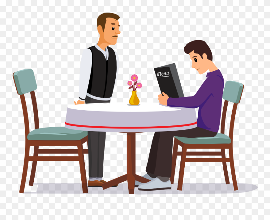 Restaurant Clipart Restaurant Customer - Customer Restaurant Clipart - Png Download