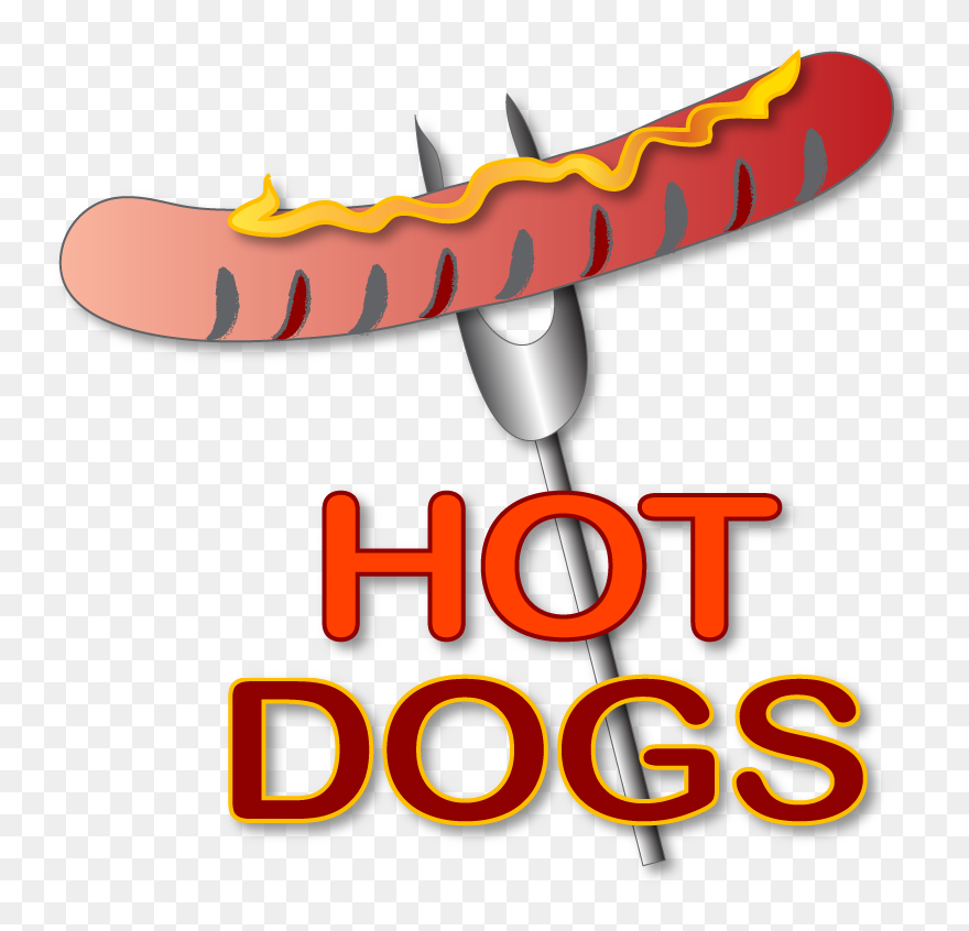Cafe Restaurant Logos - Grilled Hotdog Clip Art - Png Download
