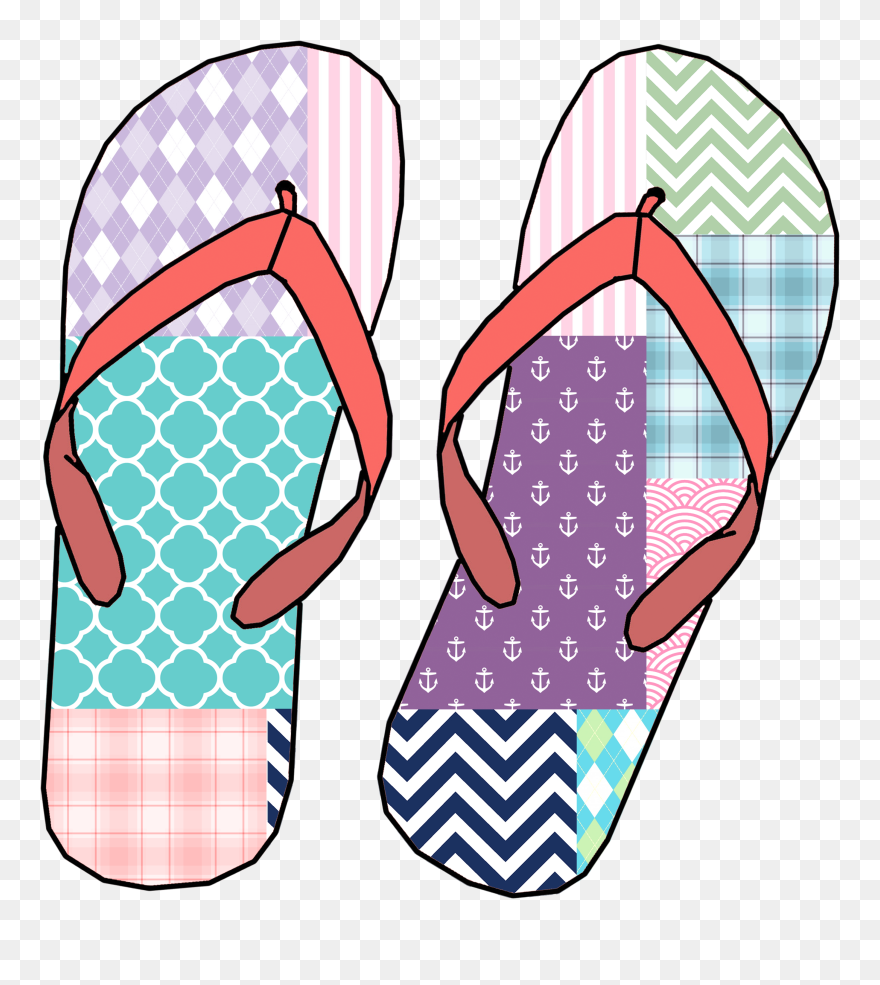 Transparent Flip Flop Clip Art - Рисунок Шлепки - Png Download