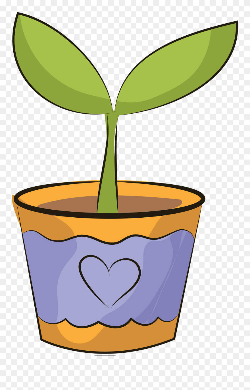 Flower Pot Clipart - Clip Art Flower Pot - Png Download