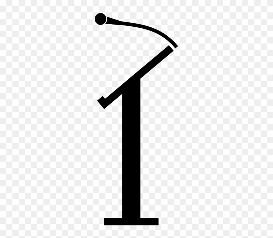 Microphone Podium Clip Art - Png Download