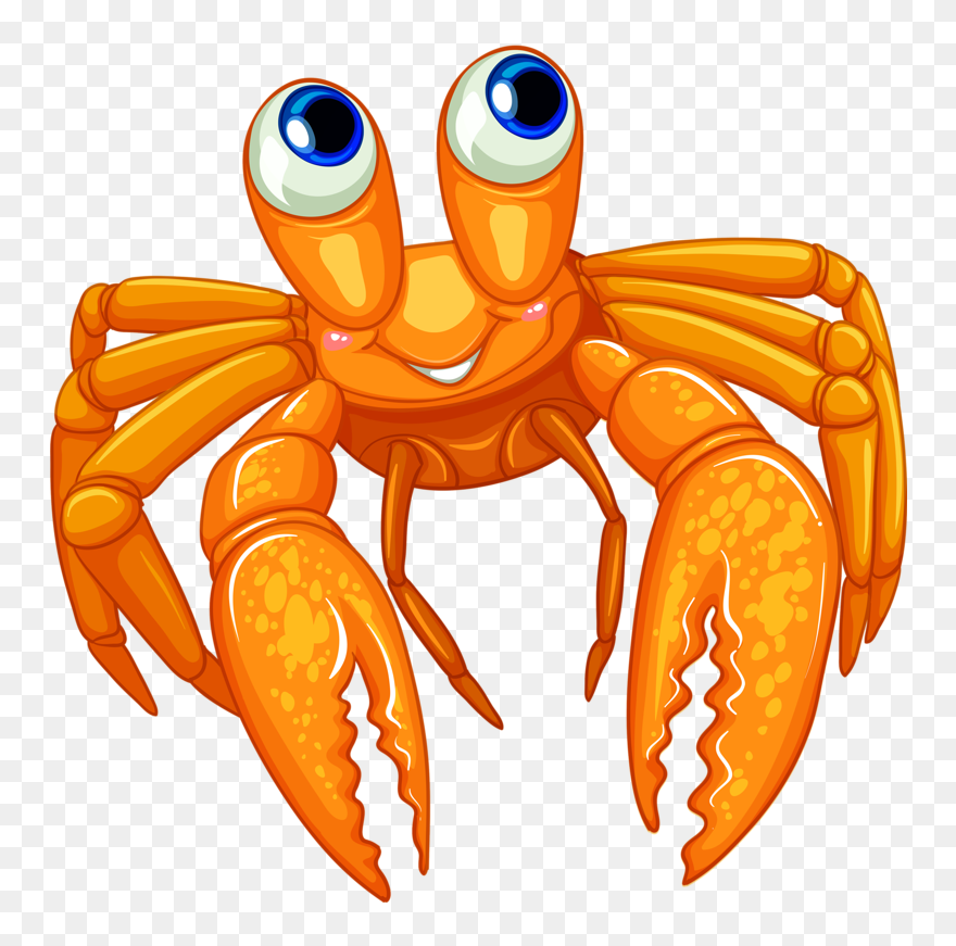 Crab Sea Animals Clipart - Png Download